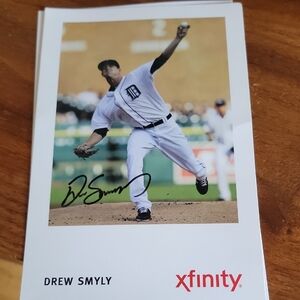 Drew Smyly Autographed Baseball Photo